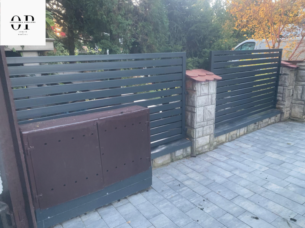 Ogrodzenie 3D zabezpieczające posesję w woj. lubelskim